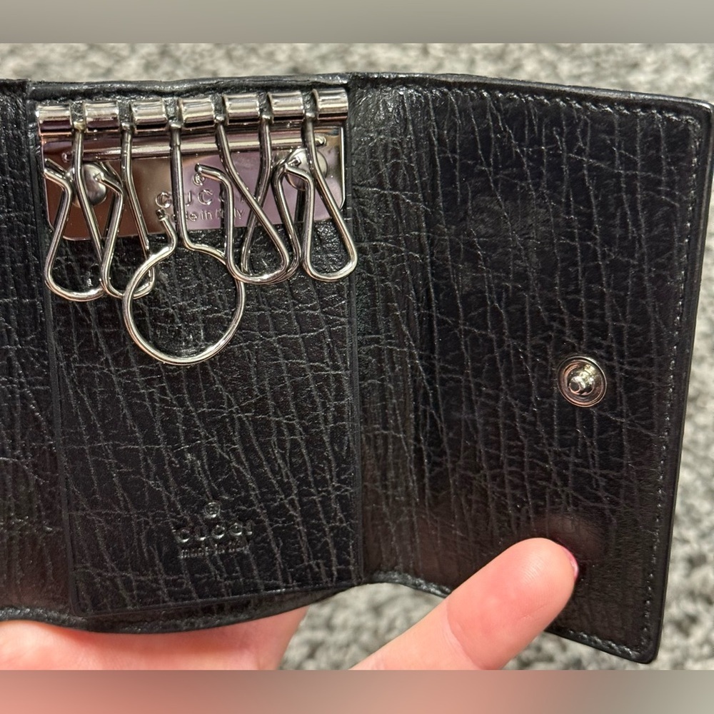 Gucci black/grey key holder - Picture 7 of 9